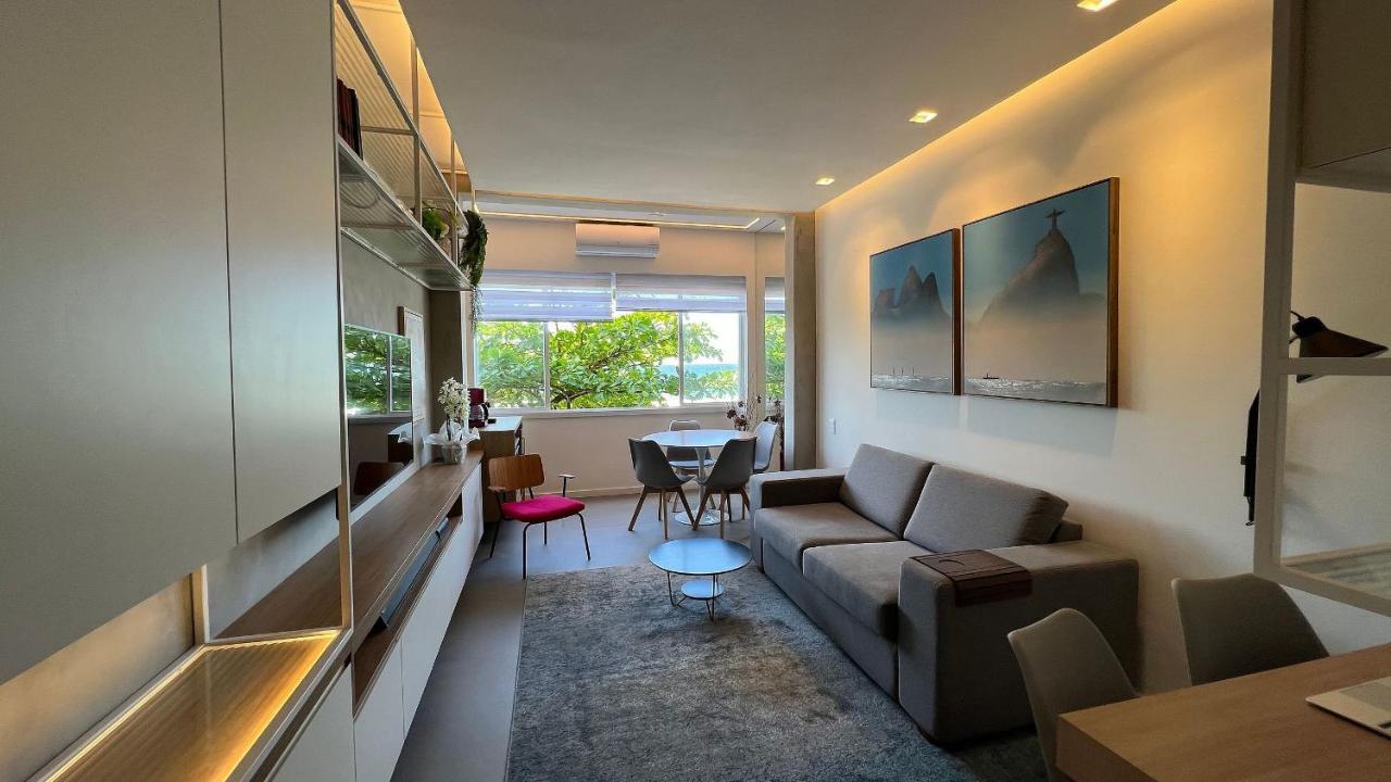 ריו דה ז'ניירו Estudio Moderno Com Vista Oceanica מראה חיצוני תמונה