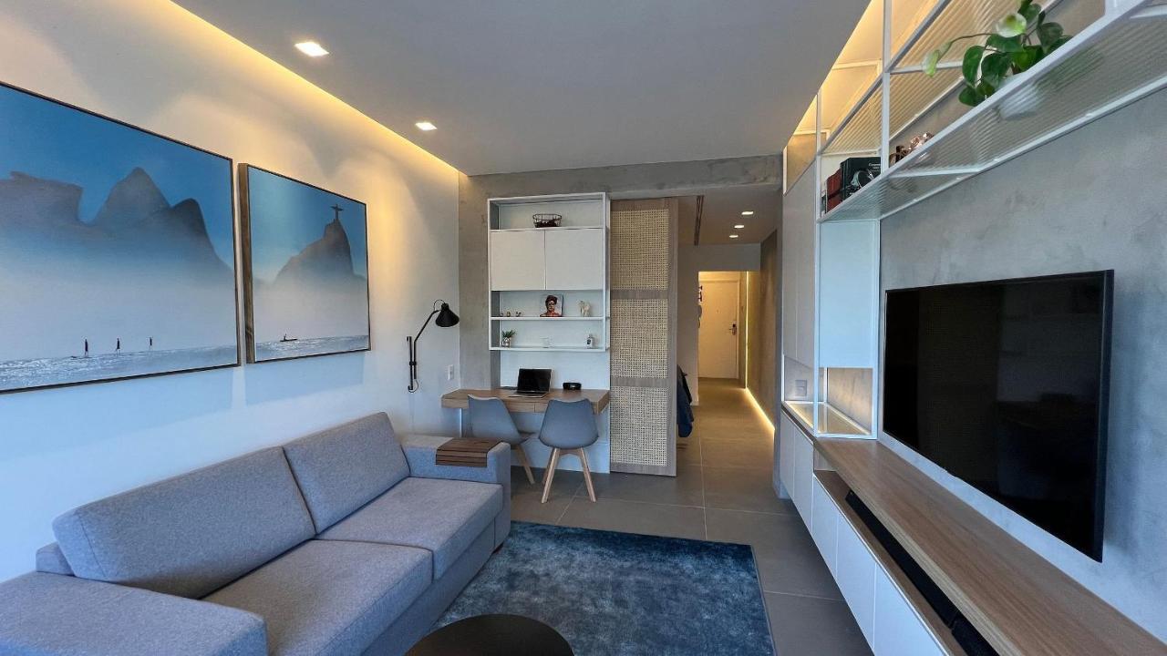 ריו דה ז'ניירו Estudio Moderno Com Vista Oceanica מראה חיצוני תמונה